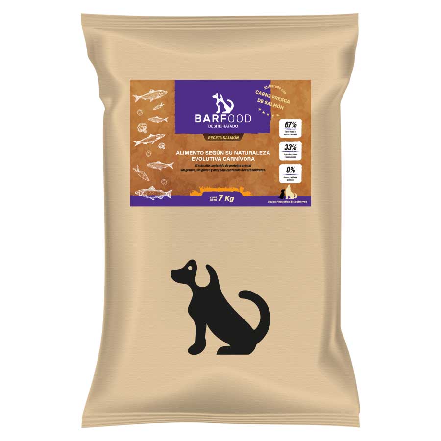 Raza-Pequeña-&-Cachorro-Deshidratado-Salmón-7kg